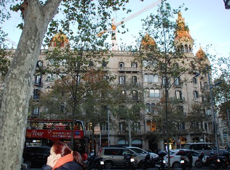 Casa Rocamora en el Paseo de Gracia de Barcelona