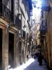 Estrechas calles en el Born de Barcelona