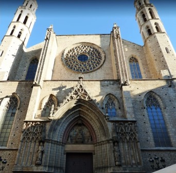 La Catedral del Mar en la Ribera de Barcelona1