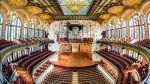 La preciosa Sala de Conciertos del Palau de la Música Catalana de Barcelona