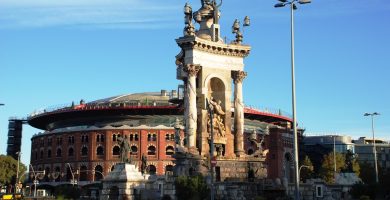 Plaza de España en Barcelona