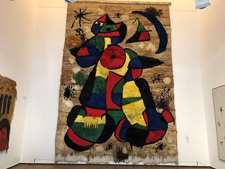 Tapiz de la Fundación Joan Miró en Barcelona