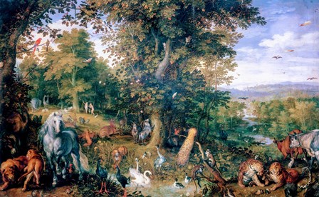 Gran paraiso de Brueghel en la Galería Doria Pamphili