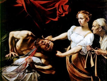 Judit y Holofernes, por Caravaggio en el Palazzo Barberini
