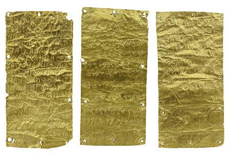 Láminas de oro, claves para descifrar la escritura etrusca