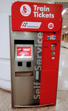 Máquina automática del Leonardo Express
