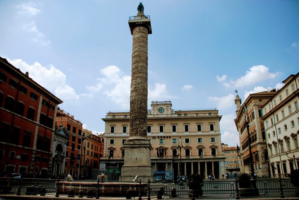 Piazza Colonna en Roma