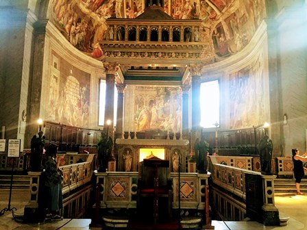 Pinturas en la Basílica de San Pedro Encadenado