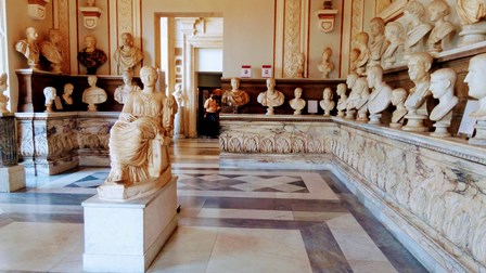 Sala de los Emperadores en los Museos Capitolinos