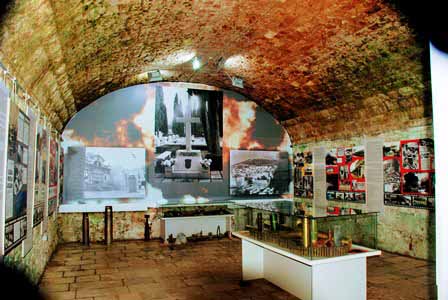 Exposición en el Museo de la Guerra de la Independencia de Croacia en Dubrovnik