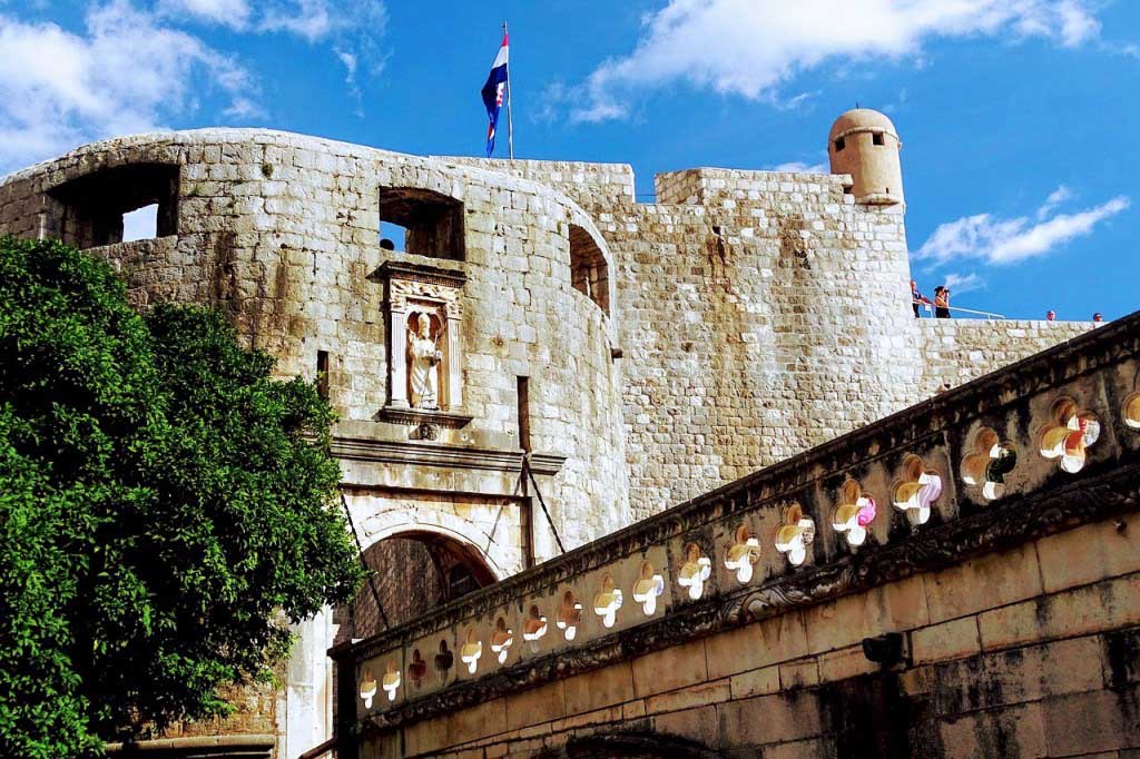 Puerta Pile, la entrada principal a Dubrovnik